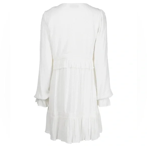 PAIGE Odelise Long Sleeve Boho Dress size small white - Picture 4 of 6